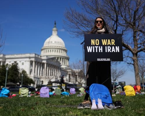 Senate Republicans vote down Democrats’ war powers resolution to check Trump on Iran – as it happened