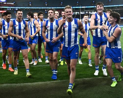 Grounds for optimism at North Melbourne as emerging talents give glimpse of rosy future | Jonathan Horn