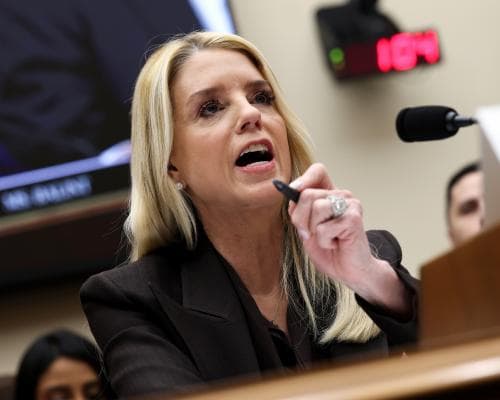Pam Bondi subpoenaed by US House in Jeffrey Epstein investigation